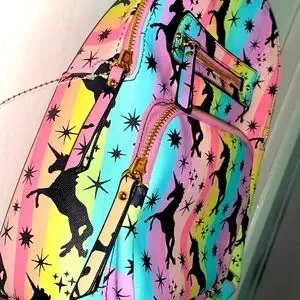 Under One Sky | Bags | Under One Sky Rainbow Pom Unicorn  display picture 1